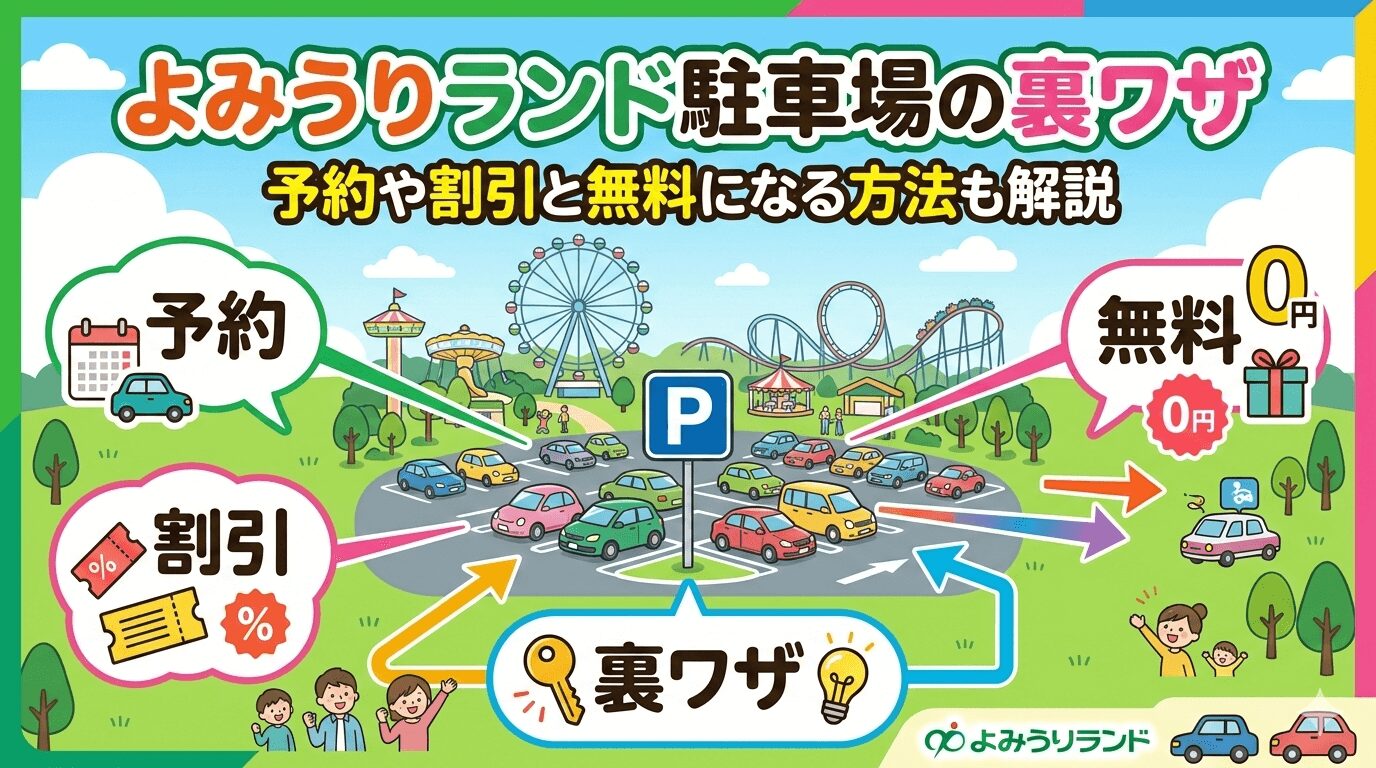よみうりランド駐車場の裏ワザ4選|予約や割引と無料になる方法も解説